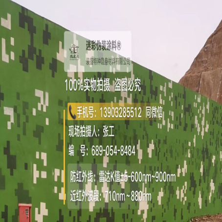 长沙专业承接园区围墙迷彩喷涂、